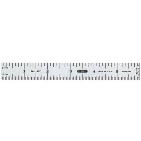 GENERAL TOOLS RULE STAINLESS STEEL  8" & 16" GN307